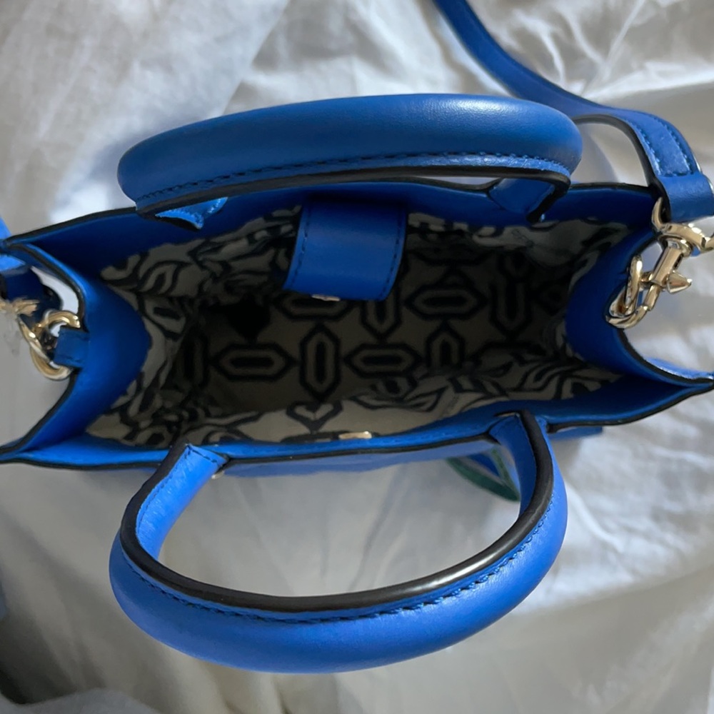 Rebecca Minkofd Square Mini Crossbody in Blue - Picture 3 of 3
